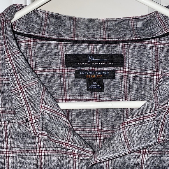 Marc Anthony slim fit collared shirt size XL - Picture 2 of 3